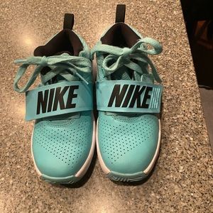 Nike Girls Basketball Teal Green Shoes